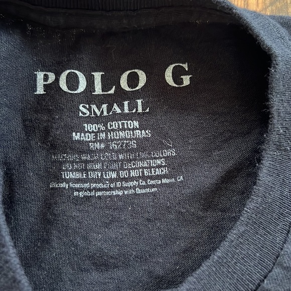 Polo G Black Cotton Tee - Picture 3 of 3